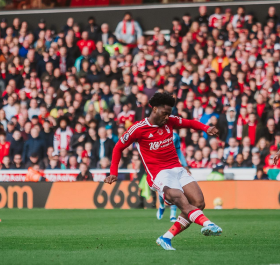 Nottingham Forest's Goal of the Month award : Aina's first-time finish against Aston Villa nominated 