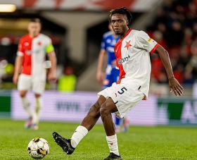 Slavia coach reveals Ogbu has been named in Super Eagles' expanded squad for AFCONQ 