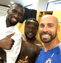 Chelsea's Moses Training At Cobham, New Role For Super Eagles Star In New Season 