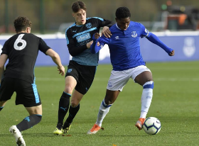 Nigeria Send Scouts To Watch Everton Scoring Sensation; Winger Bags Brace Vs Stoke U18s 