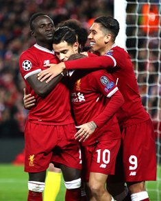 Liverpool 7 Spartak Moscow 0 : Solanke Benched, African Stars Score