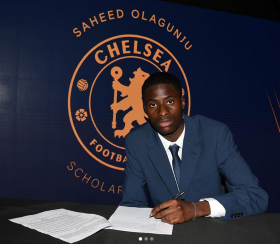 Photo: Golden Eaglets-eligible defender confirms he has signed new Chelsea dealÂ 