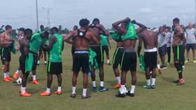 Blow-By-Blow Account Of Super Eagles Training Session On Thursday Morning