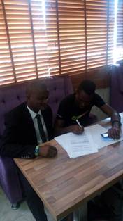 (Photo Confirmation) Exclusive : Nigeria U23 Striker Joins Enyimba On Three-Year Deal