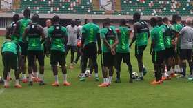 Blow-By-Blow Account Of Super Eagles Final Training Session In Uyo Pre-DR Congo