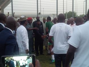 (Picture) Super Eagles Get Backing From Vice President Of Nigeria To Beat Algeria