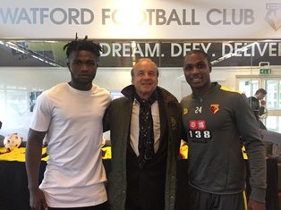 Coach Genort Rohr Stops To See Injured Isaac Success