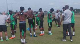 Simon A Worry For Nigeria, Undergoes Individual Training With Ndidi; Mikel & Ogu Involved