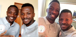 (Photo) Kayode Excited To See Ex-Flying Eagles Strike Partner Musa, Omeruo