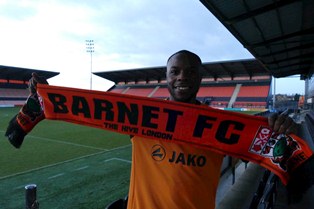 (Photo Confirmation) Nigerian Midfielder Dubbed The New N'Golo Kante Joins Barnet