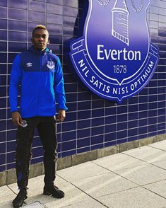 (Photo Confirmation) Nigeria International Striker Returns To Everton