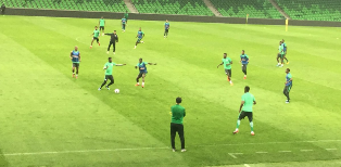 Exclusive: Rohr Has Starting XI In Mind: Akpeyi, Aina, Mikel Team A; Ezenwa, Tony & Etebo Sent To Team B 
