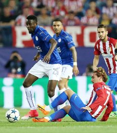 Ndidi Takes Care Of Atletico Dangerman Griezmann As Leicester Narrowly Lose In Madrid