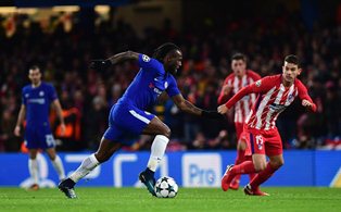 Chelsea 1 Atletico Madrid 1: Victor Moses Sparkles Again, Through To The Last 16
