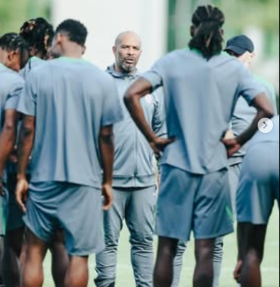 19 players including new invitee Olusegun take part in Super Eagles first training session pre-Russia 