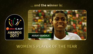 CAF Awards : Oshoala Wins Women's POTY; Super Eagles, Rohr & Falconets Miss Out