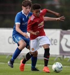Skillful Nigerian Winger Tipped For Big Things Training With Manchester United Squad In Austria
