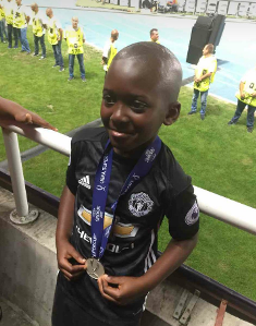 Mourinho Handed Super Cup Runners-Up Medal To A Nigerian Who Wants To Play For Man Utd