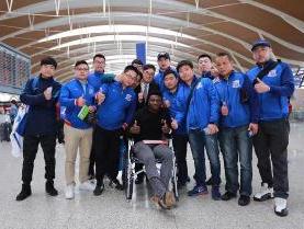 (Photo) Martins Wheelchaired Into Airport, Flies To London For Surgery 