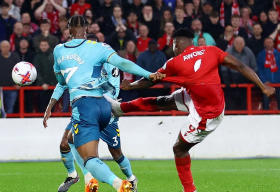  Awoniyi nets first half brace as Nottingham Forest edge Southampton in 7-goal thriller 
