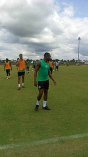 Blow-By-Blow Account Of Super Eagles First Training Session On Grass 
