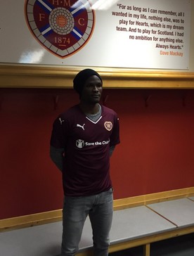 Abiola Dauda Back On The Goal Trail As Hearts Lose To Celtic