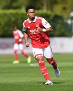 Anglo-Nigerian striker's goal helps Wilshere win his first game as Arsenal U18 coach 