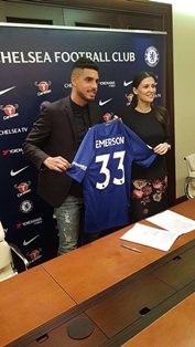 (Photo) New Signing Poses With Chelsea Shirt, Chooses Number 33