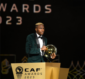 'Hakimi and Salah gave a lot' - Osimhen admits PSG, Liverpool stars also deserved to win African POTY
