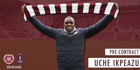 Official: Ex-Dream Team VI Invitee Uche Joins  Heart of Midlothian WEF July 1