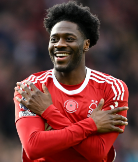 Nottingham Forest's Super Eagles fullback Aina scores against the best goalkeeper in the worldÂ 