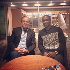 Super Eagles Coach Visits Watford Star Odion Ighalo In UK