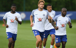  Details Of Chelsea Training Session : Omeruo Returns To First Team, Moses, Tomori Wing-Backs