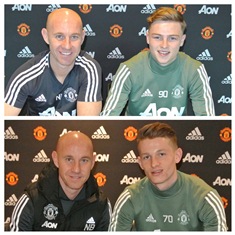 (Photos) Two Defenders Sign New Contracts With Manchester United