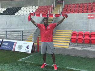 Official : Fagbola Renews Contract With FC United Of Manchester