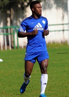 Michael Babatunde To Sport Number 77 Shirt At Raja Casablanca