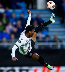 UEL:Â  Tella scores his first goal in a Bayer Leverkusen uniform after summer transfer from SouthamptonÂ 