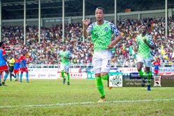 Nigeria 1 DR Congo 1: Troost-Ekong Nets Maiden Goal, Aina & Iwobi Subbed In 