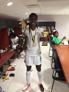 Oshoala Flies To London For Arsenal Pre-Season, Complains She Is Not Well Paid