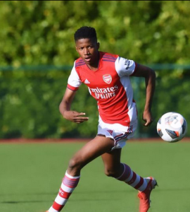 Schoolboy striker eligible for Nigeria and Denmark scores hat-trick for Arsenal youth team 