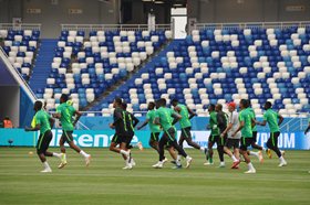 Eagles Final Training : Rohr To Repeat Team A Starting XI Vs Croatia, Balogun Trains Fully, Omeruo Standby 