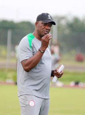 Eguavoen comments on whether Osimhen will get playing time; headaches over the decision between Nwabali and Okoye