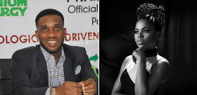 Nigeria legend Okocha wowed by Chidinma, exchanges phone numbers with music queen 