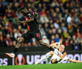 Bayer Leverkusen confirm Boniface suffered a muscle-tendon injury, put a timeframe on striker's return 