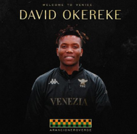 Official : Venezia seal Club Brugge winger Okereke loan deal
