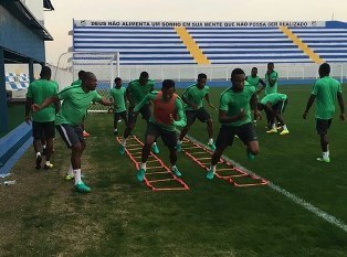 Nigeria U23s Land In Belo Horizonte ; Resume Training Ahead Of Honduras Match