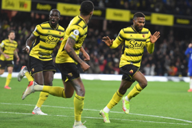 Chelsea, Liverpool legends watch Watford crowd-pleaser Dennis score 6th goal of the season