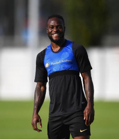 Chelsea Loanee Moses All Smiles Ahead Of Inter Milan's Semifinal Showdown Vs Shakhtar Donetsk