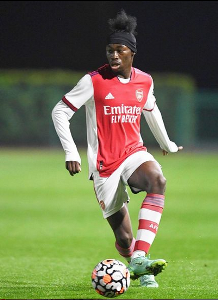 Arsenal academy striker Davies confirms he's out for the season with hamstring injury