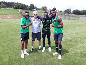 Rohr Gives No Clues On Starting XI Vs Czech Rep: How Team A & B Lined Up Training